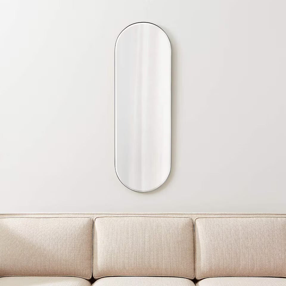 Capsule Mirror 1.5ft x 4ft -Silver