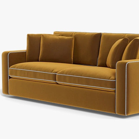 James 2-Seat Sofa with Contrast Piping