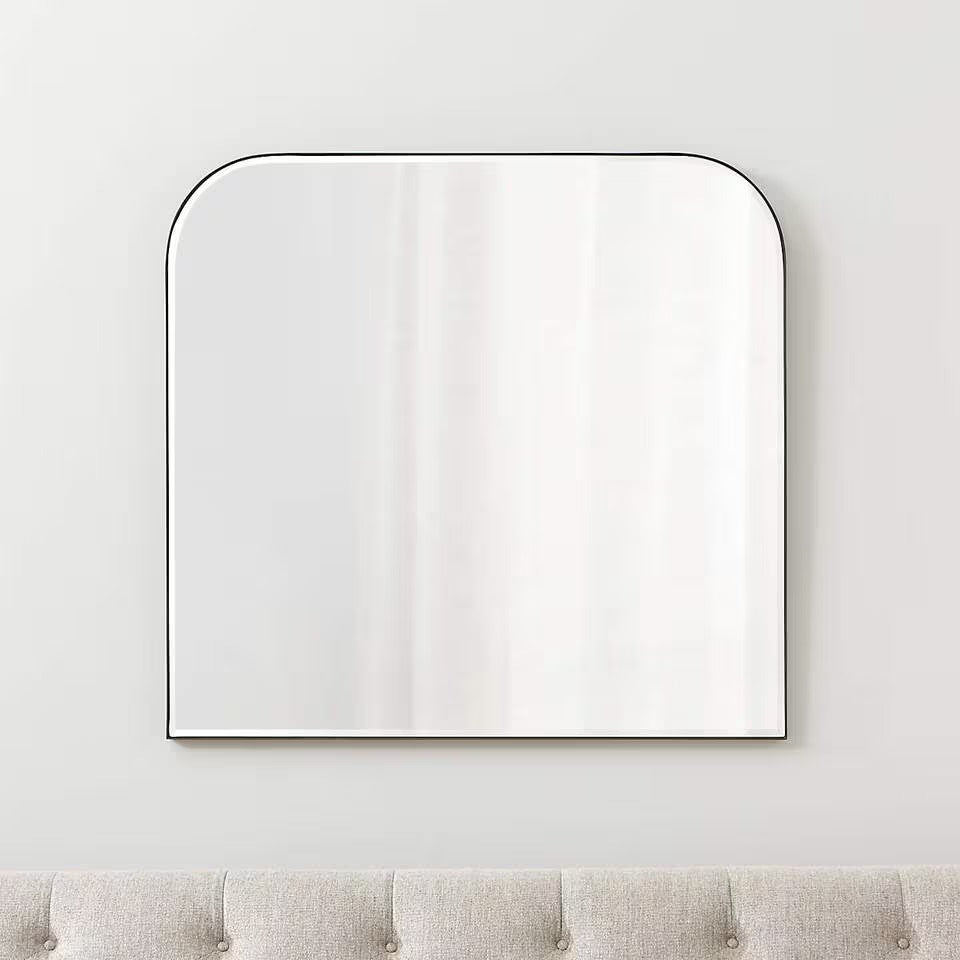 Arch Wall Mirror 36"x 34" -Black