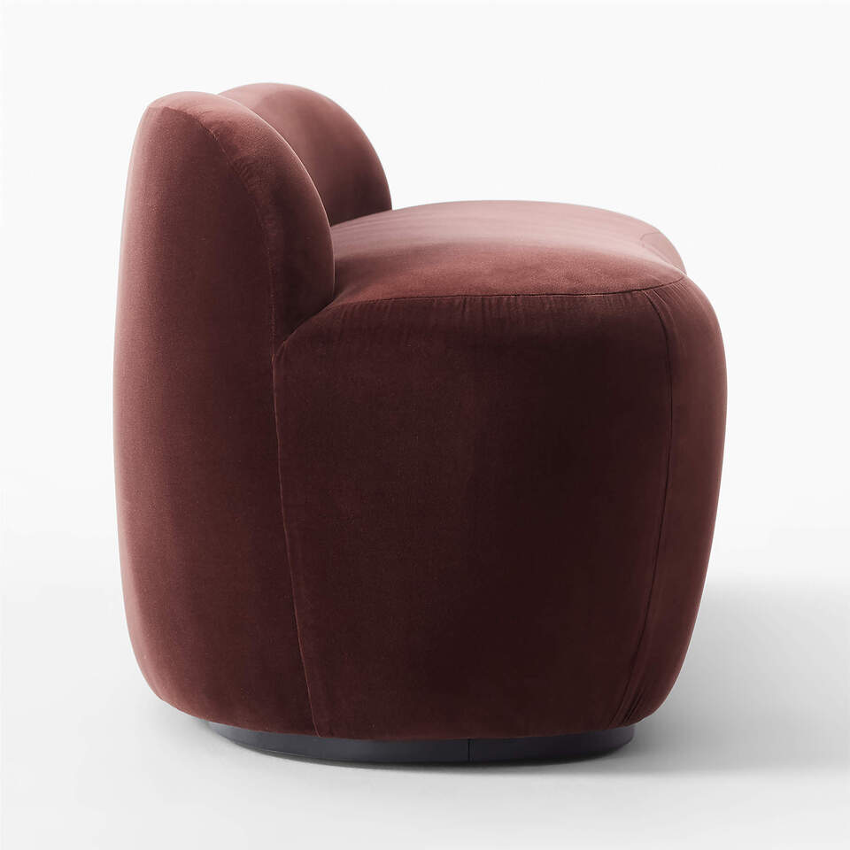 Orleans Chocolate Upholsterd Bench