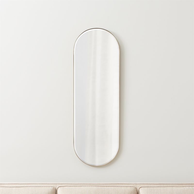 Capsule Mirror 1.5ft x 4ft - Brass