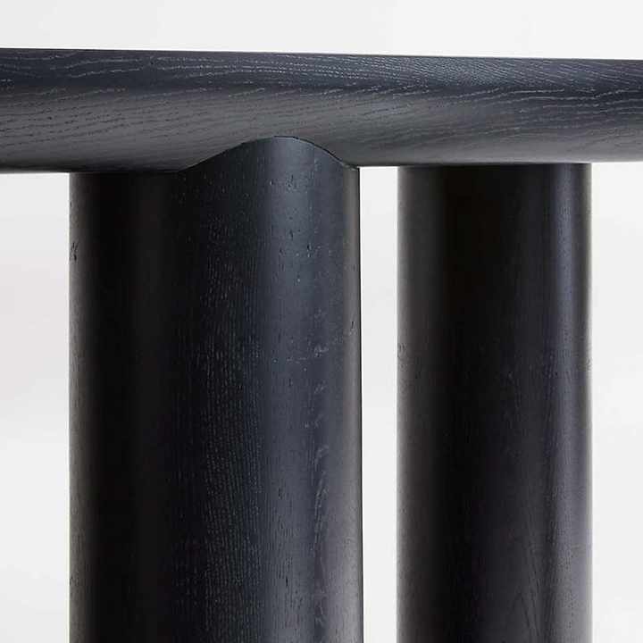 Bomen Black Oak Console Table