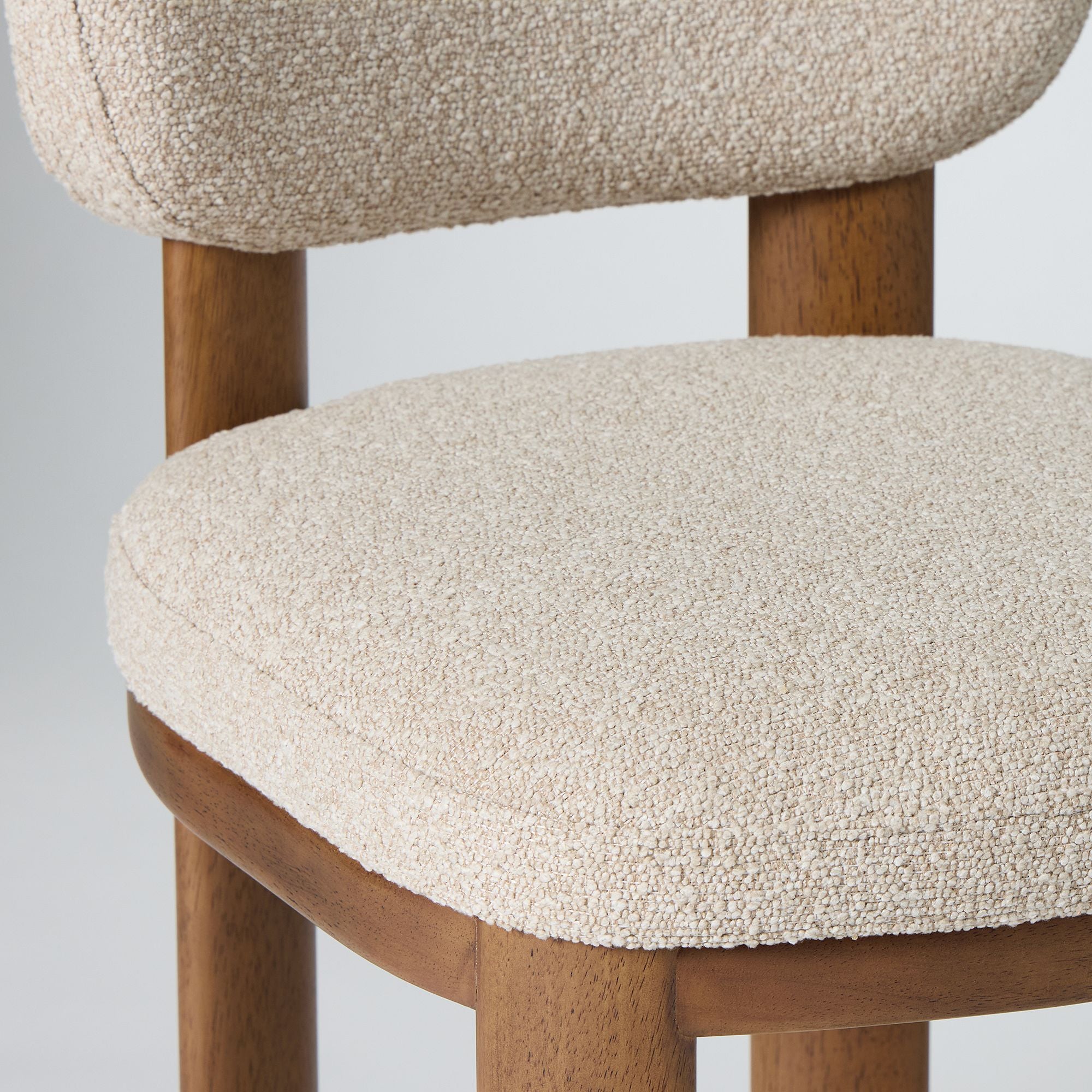 Anton Dining Chair - Boucle