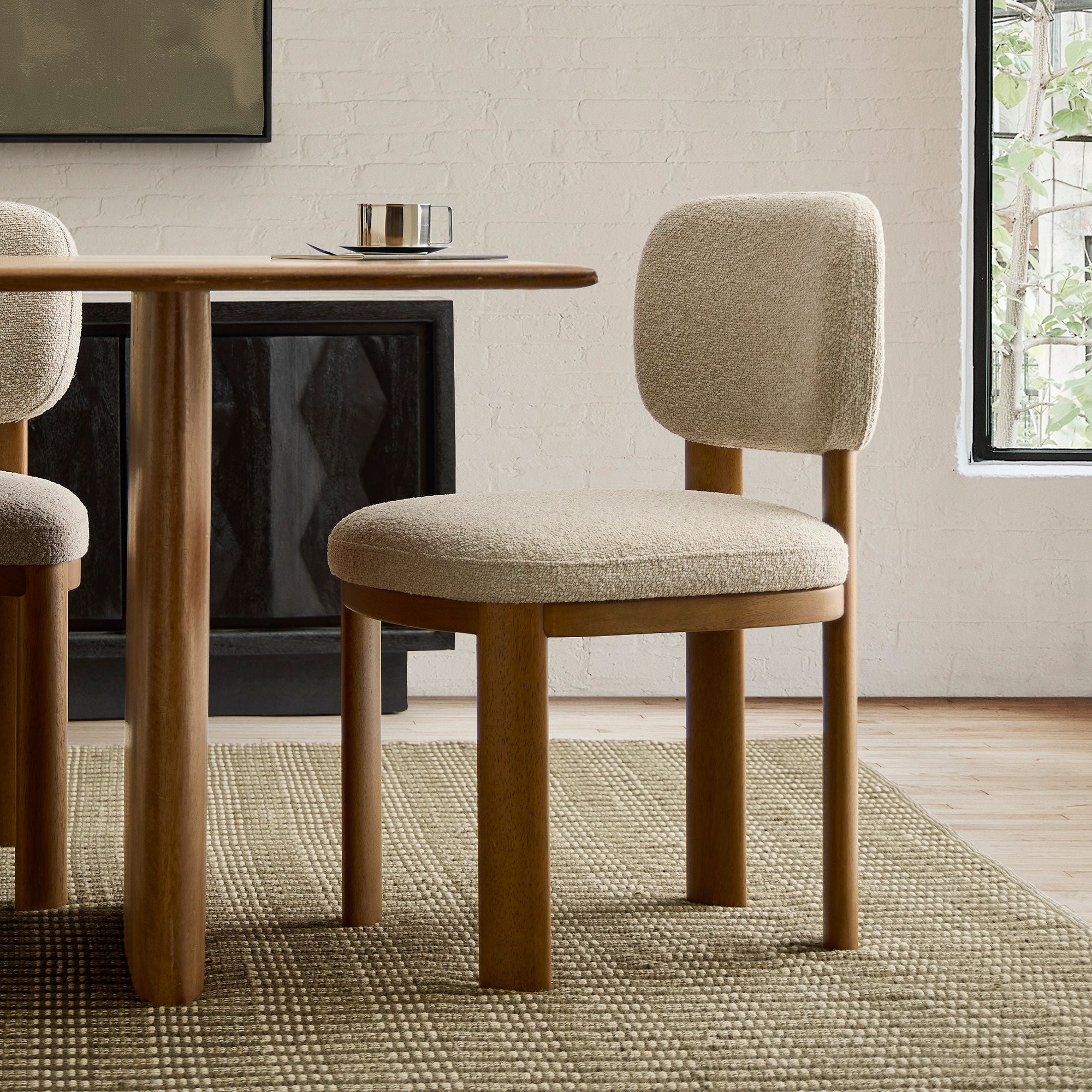 Anton Dining Chair - Boucle