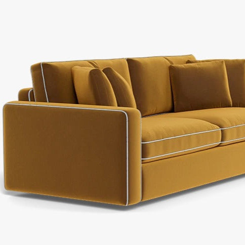 James 2-Seat Sofa with Contrast Piping