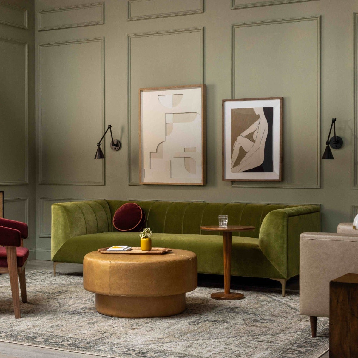 Lowen Fabric Sofa