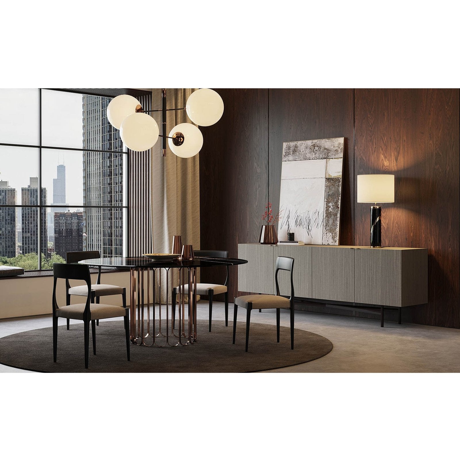 Cheryl Dining Table - Marble