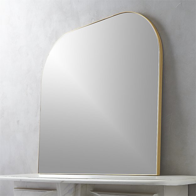 Infinity Brass Mantel Mirror