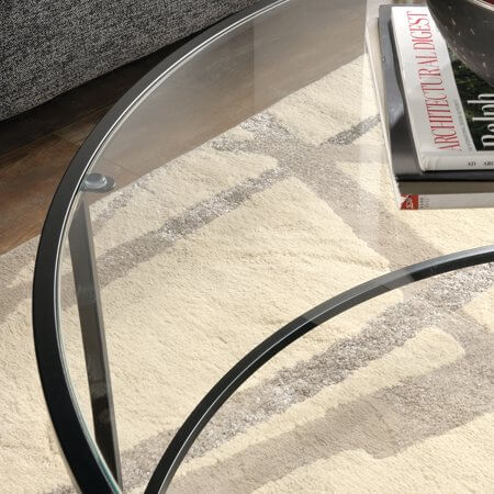 Lux Round Coffee Table - Black