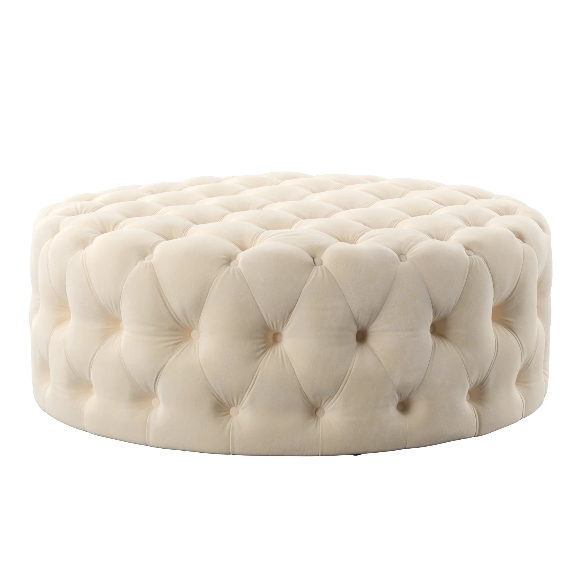 Tufted Ottoman 30”
