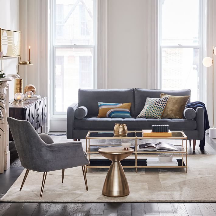 Terrace Coffee Table - Brass