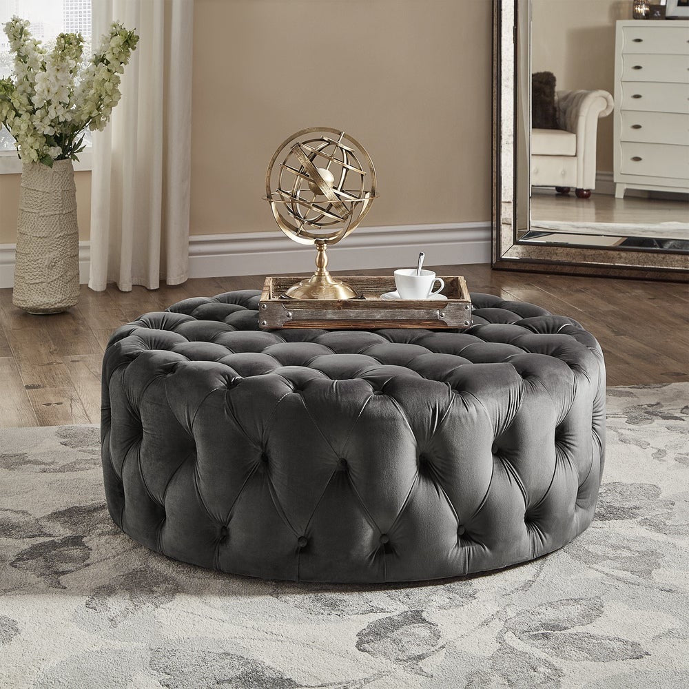 Tufted Ottoman 36”