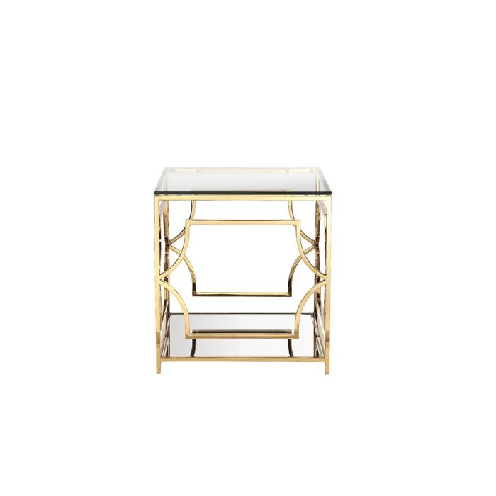 Alvis Side Table - Brass