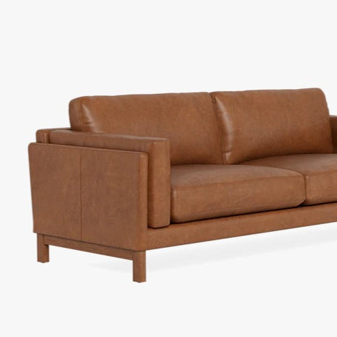 Gaby Leather 2-Seat Sofa