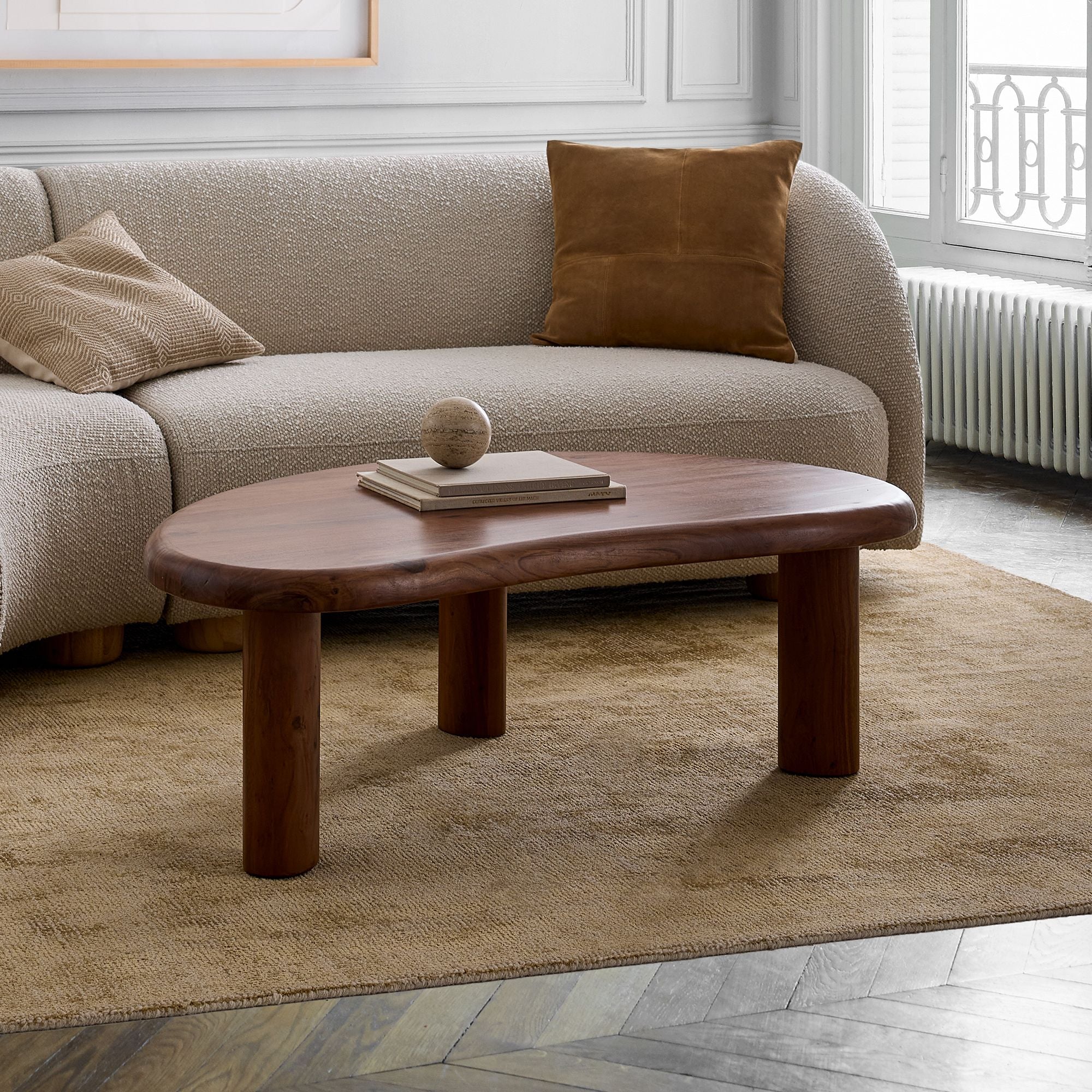 Cannellini Coffee Table - Brown