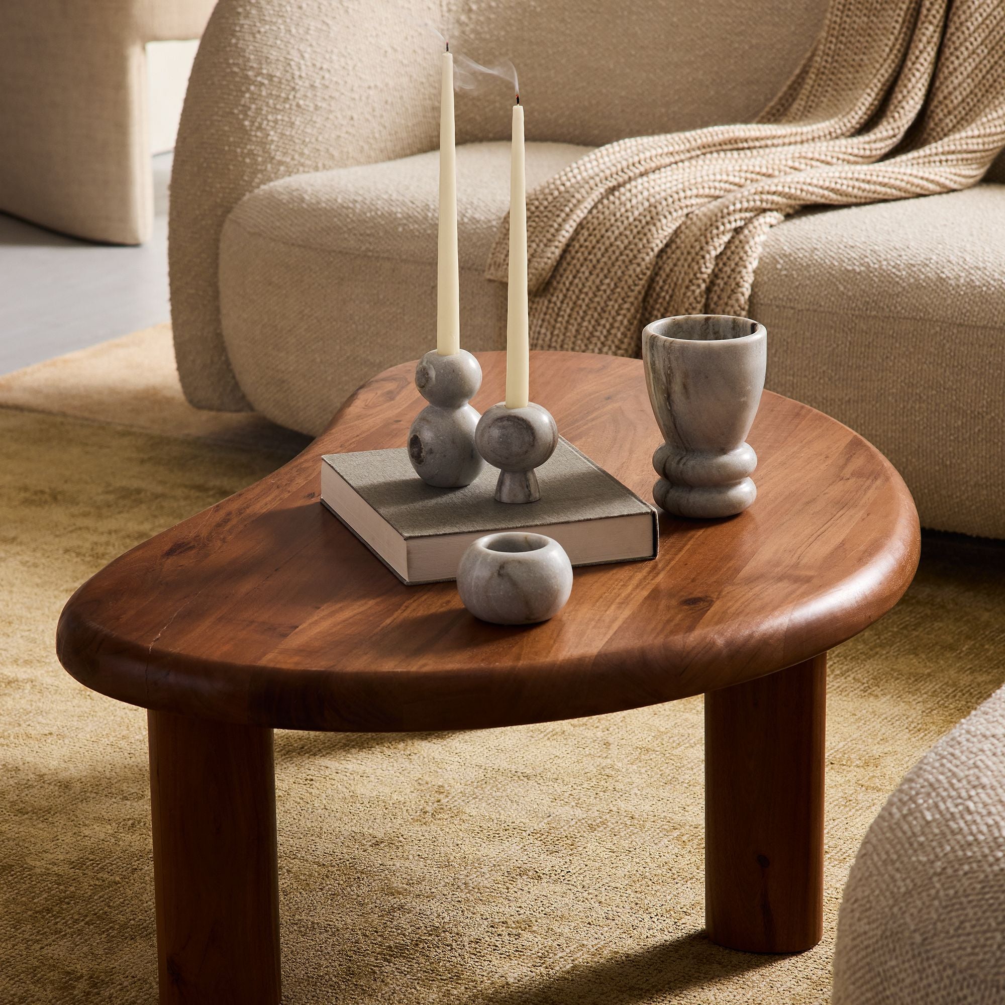 Cannellini Coffee Table - Brown