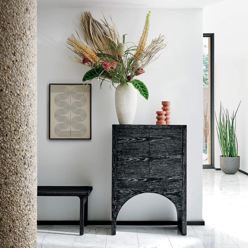Arc Black Enterway Cabinet