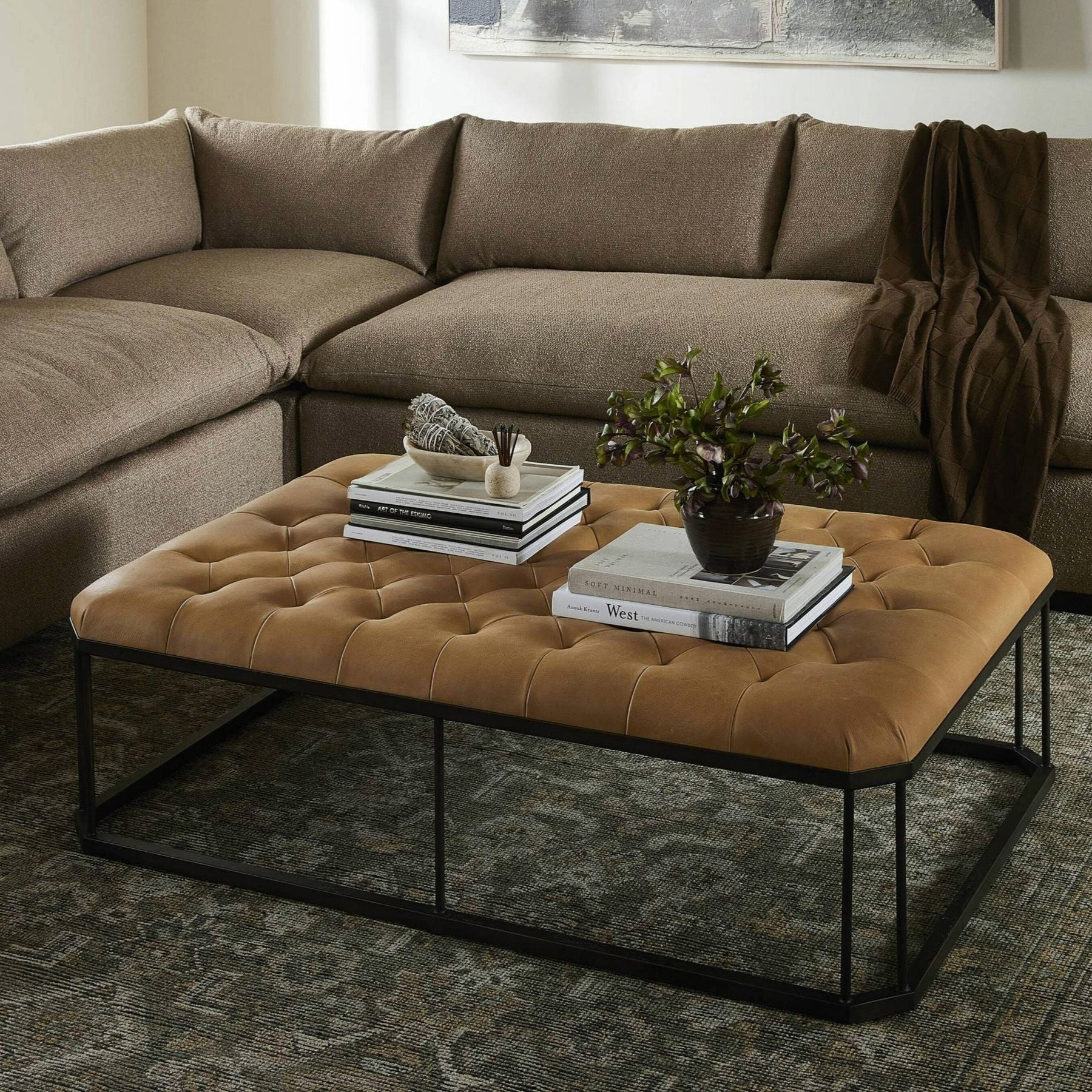 Cruz Leather Tufted