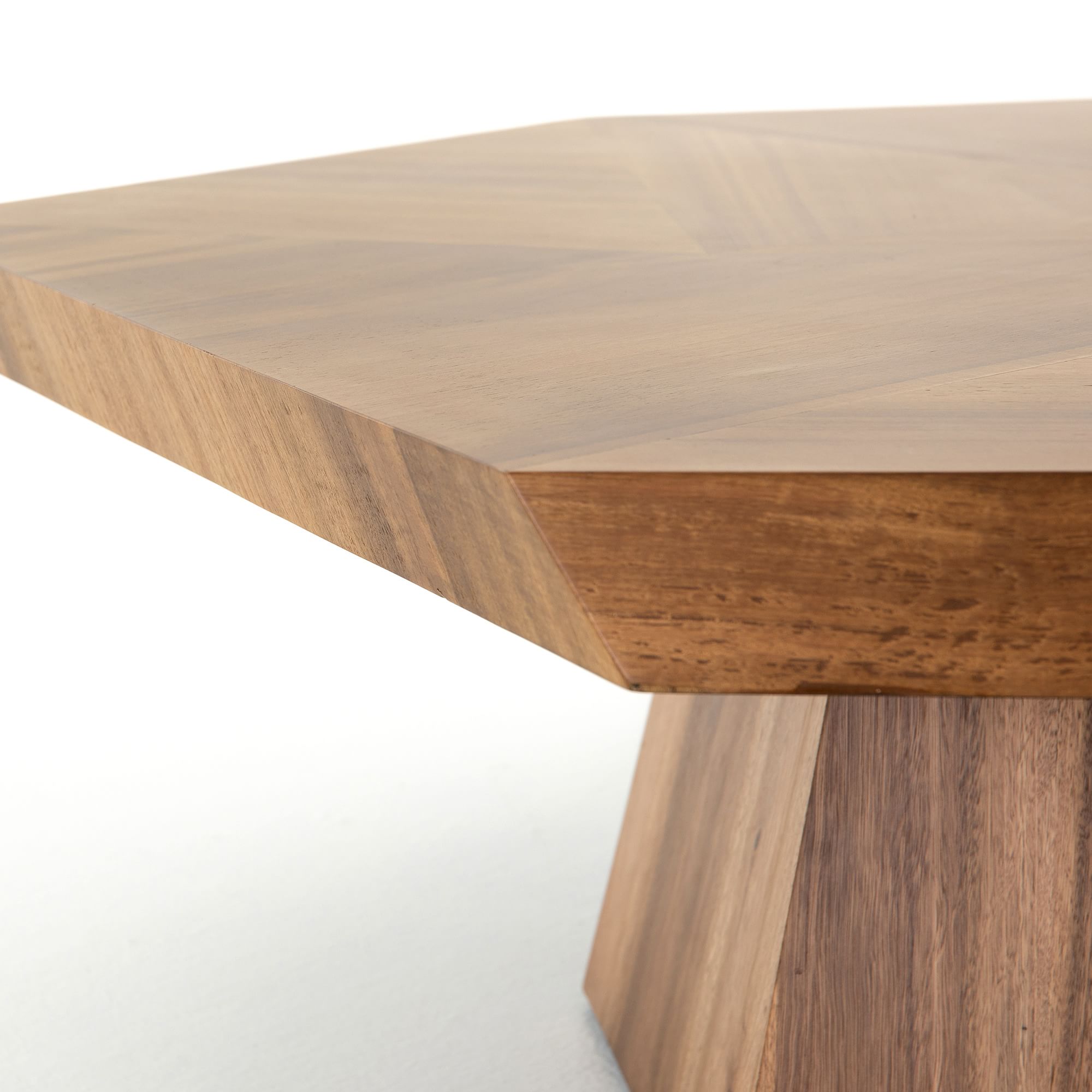 Natural Geometric Coffee Table