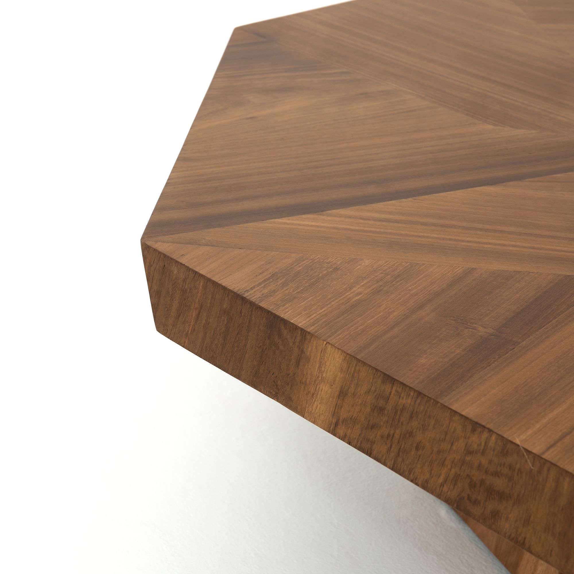 Natural Geometric Coffee Table