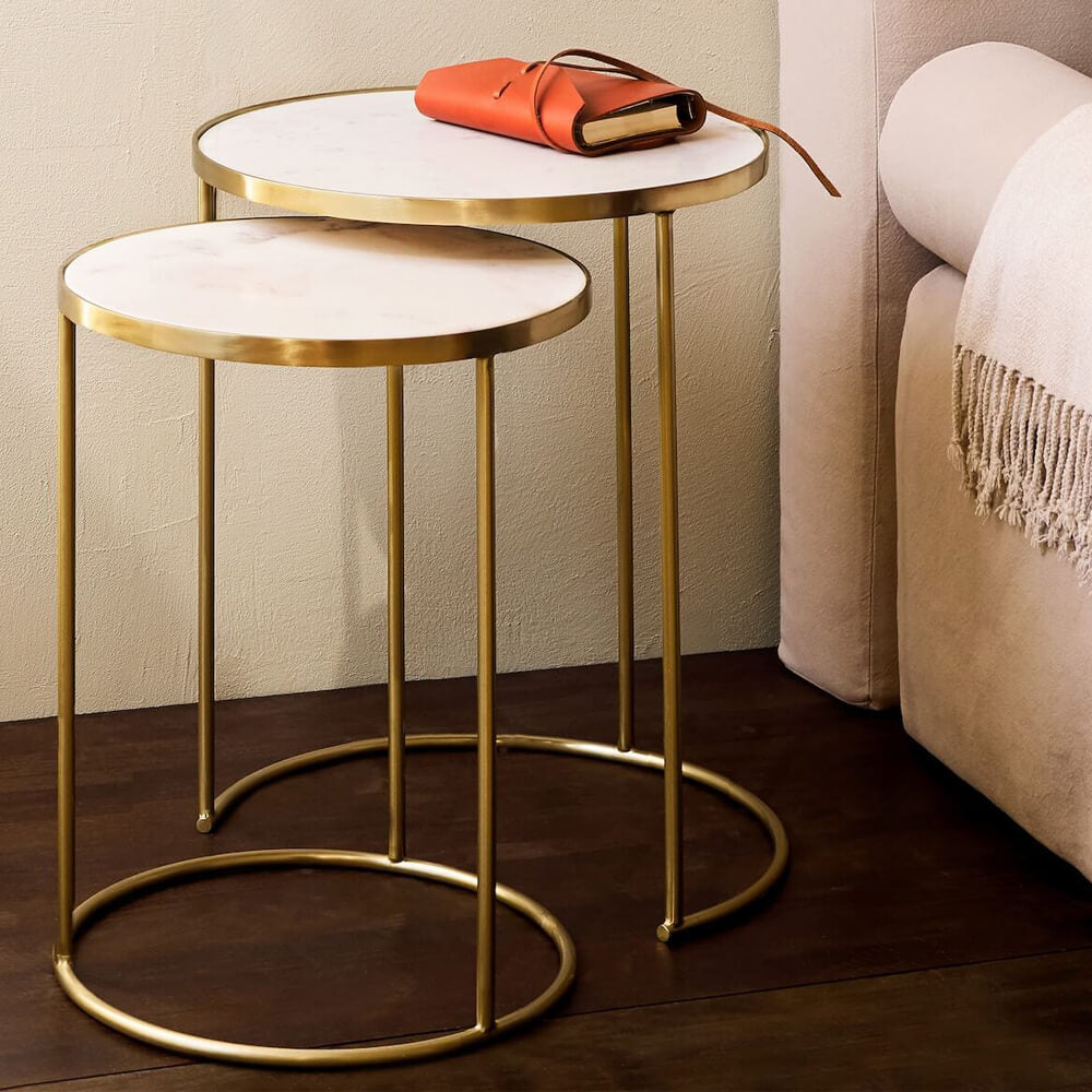 Marble Nest - Brass