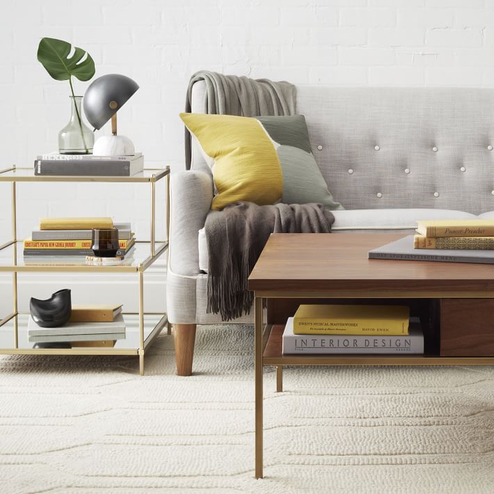 Terrace Side Table - Brass